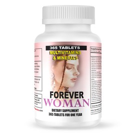 Nutrisalud Products Multivitaminas Forever Woman 365 tabletas para todo un año. Especialmente para la Mujer, Combaten cansancio, aumentan la energia, elevan defensas del Cuerpo.