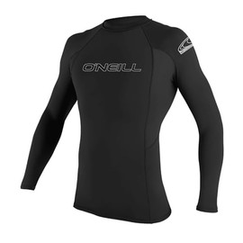 O'Neill men’s wetsuits Basic Skins, long-sleeved rash guard, black, m