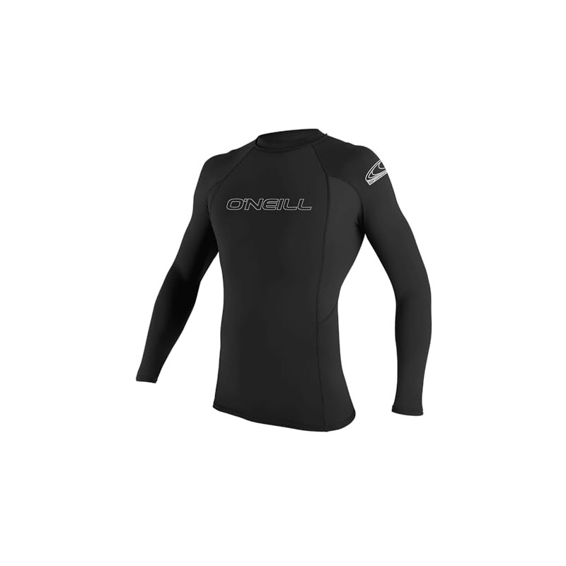 O'Neill men’s wetsuits Basic Skins, long-sleeved rash guard, black, m