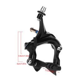 Odorkle Juego de Frenos de Bicicleta, 1 par de Frenos en V para Bicicleta, Juego de Frenos de Bicicleta, Piezas de Reparación, Accesorio para Bicicletas de Carretera con Freno Mecánico, Odorkleyabgzge02k