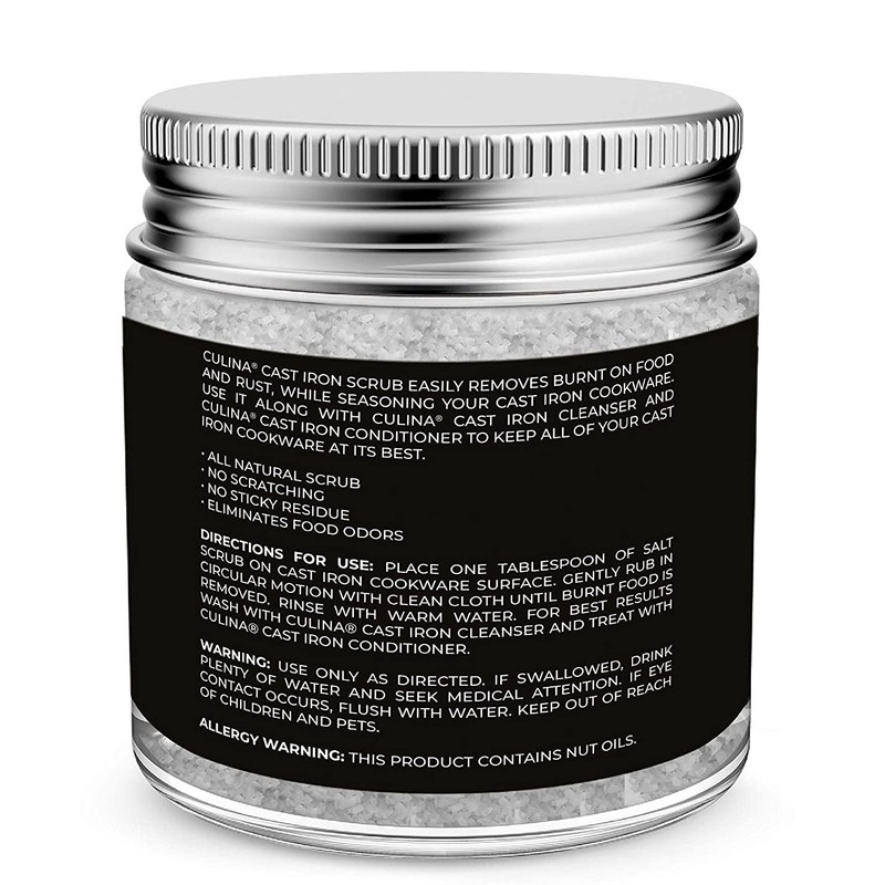 Culina Cast Iron Cleaning & Restoring Scrub | Removes Rust