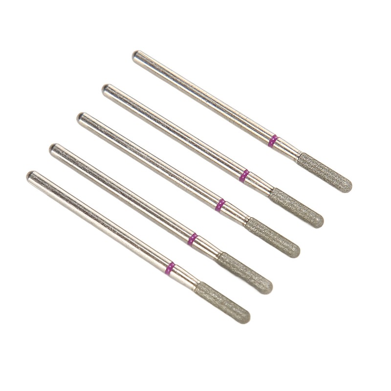 50Pcs Nail Drill Bits Emery Rotatable High Strength Replacement Nail