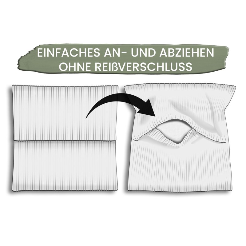 Amilian Set of 2 cushion covers, 50 x 50 cm,
