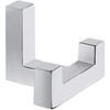 Gedotec TETRIS Coat Hook Double Hook Polished Chrome Coat Hook