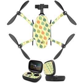 MightySkins Skin Compatible with GoPro Karma Drone Headphones wrap Cover Sticker Skins Maze Leaves