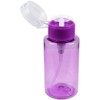 PANA 7 Oz Professional Alcohol-Labeled Push Down Liquid Pumping Empty