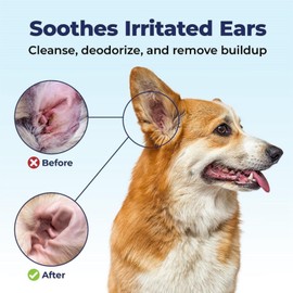 120PCS Pet Ear Wipes,Gently Remove Ear Wax,Pet Ear Finger Wipes For Dogs & Cats,Cat Ear Wipes,Pet Ear Finger Wipes,Dirt,Wax & Clean Dirty Ears Easily,Finger Wipes For Dogs Ears,Ear Wipes For Dogs