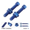 Funparts Titanium Alloy Chain Adjuster Bolt M8 Rear Axle Bolts
