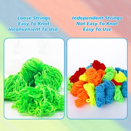Yoyo Strings Professional 100% Polyester, Yoyo String for Responsive or Unresponsive Yoyo, Yo-yo String Pack of 25 - Yellow, Green, Blue, Orange, Red