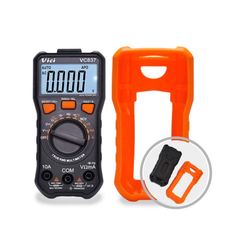 Digital Multimeter VC837 Function NCV DMM RMS 3 5/6 Auto