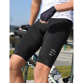 INBIKE Men's Cycling Bib Shorts 3D Padded, Road Bike Cycling Bibs Long Riding Pad Biking Bicycle Shorts Bike Bib Shorts Black