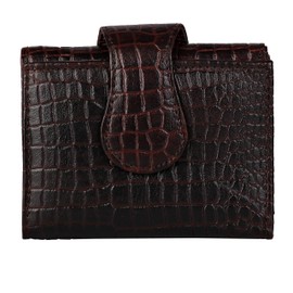 Hashcart Rfid Wallet Women Real Leather with ID Window Purses for Women Clutch Purses for Women with Gift Box for Credit Cards, Coins, Money, Black, Casual