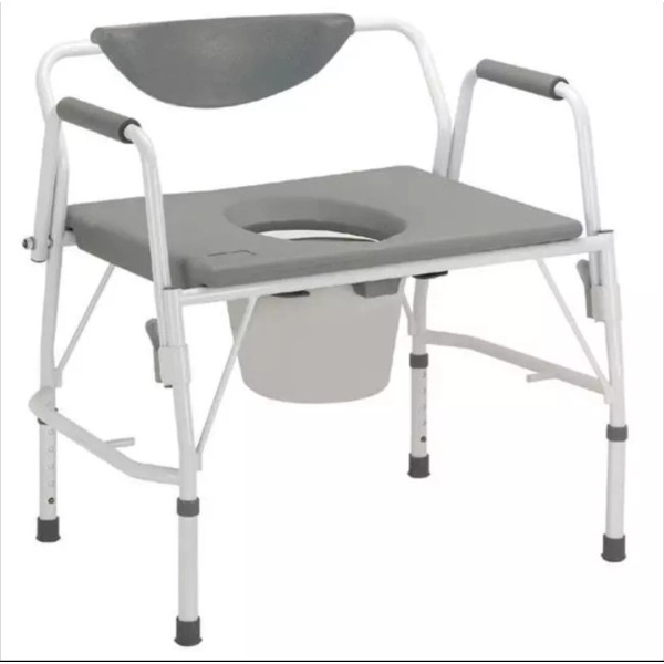 DRIVE 11135-1 - Bariatric Drop Arm Bedside Commode Chair