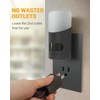 Lyridz Amber Night Light with Motion Sensor, 1-150LM Dimmable Plug-in