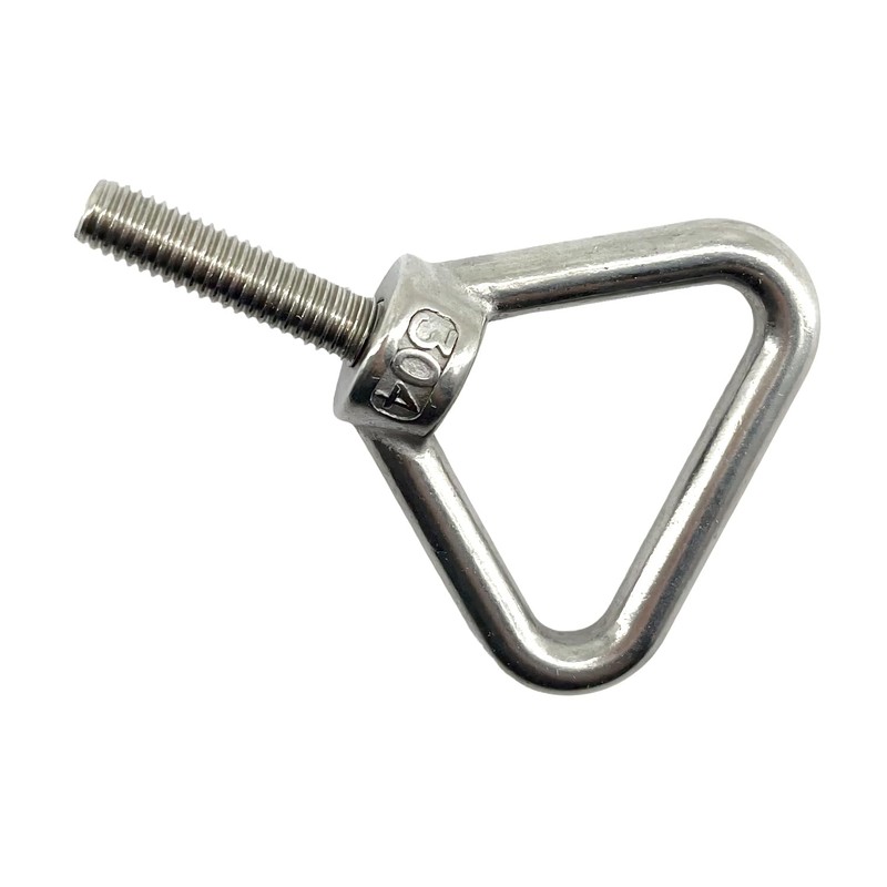 M8x30mm Triangle Lifting Eye Bolts 304 Stainless Steel Heavy Duty