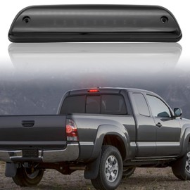 LED 3rd Third Brake Light for Tacoma 95-15, KEWISAUTO Smoked Black Center High Mount Brake Light Stop Light for Toyota Tacoma 1995-2015 Accessories (1PCS)