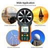 PEAKMETER Handheld Anemometer Portable Wind Speed Meter CFM Meter Wind