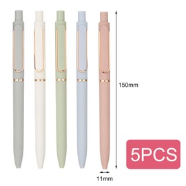 Kzouenzu Gelstifte [5 Stück], Feine Spitze 0,5 mm, Glatte Schreibstifte, High-End-Serie Stifte Für Tagebuc, Für Schule, Büro, Zuhause [Morandi]