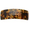 France Luxe Rectangle Volume Barrette, Spot Tortoise