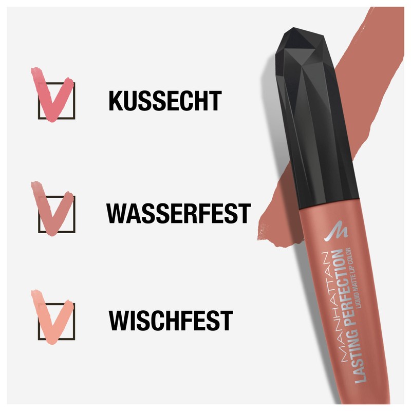 Manhattan Lasting Perfection Liquid Matte Lip Colour, Colour 120 Noho