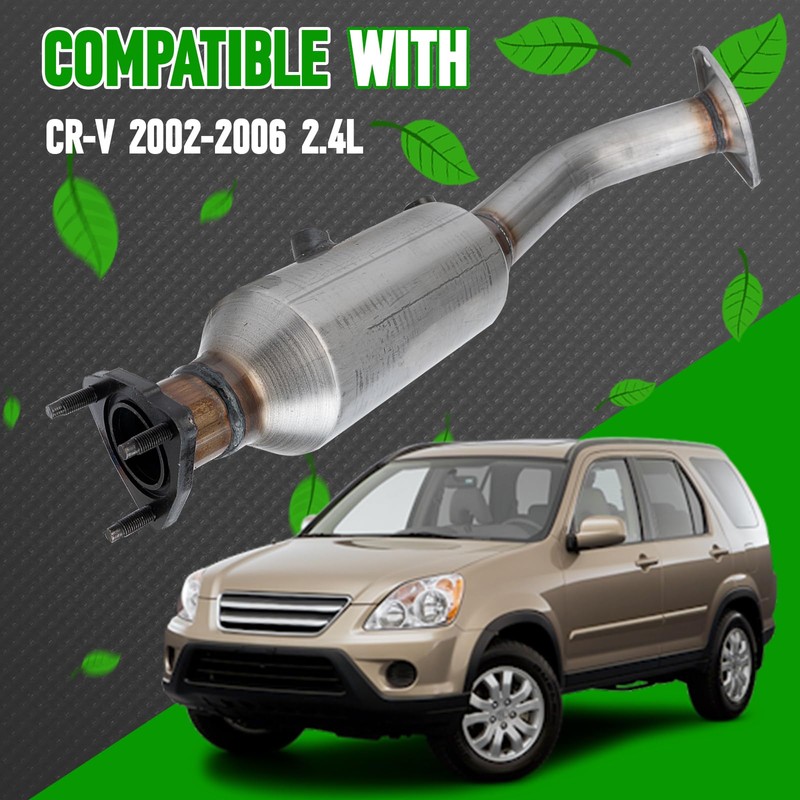 FOMIUZY High Flow Front Catalytic Converter Kit Direct-Fit Honda CRV