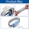 sourcing map 5Pcs Anti Static Wrist Strap Blue 6.7" Perimeter