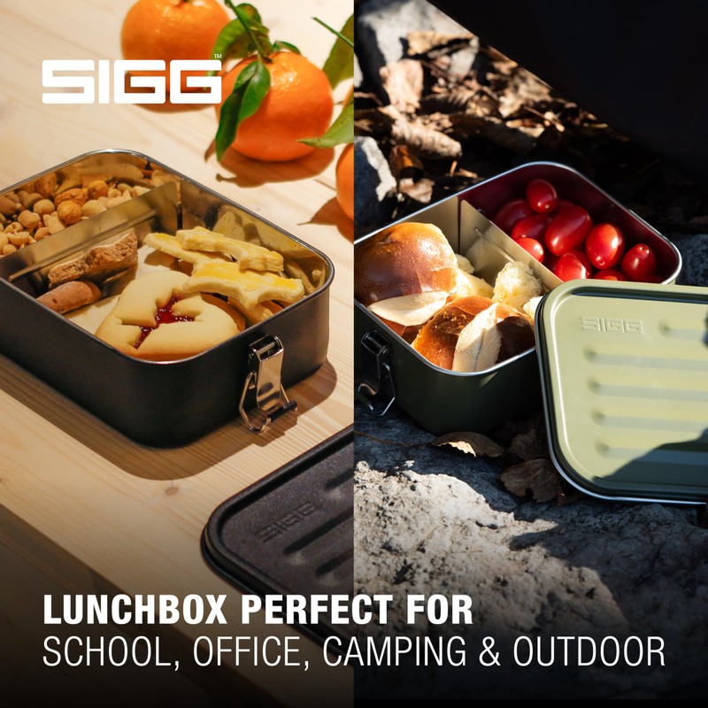SIGG - Gemstone Lunch Box Selenite - Stainless Steel -