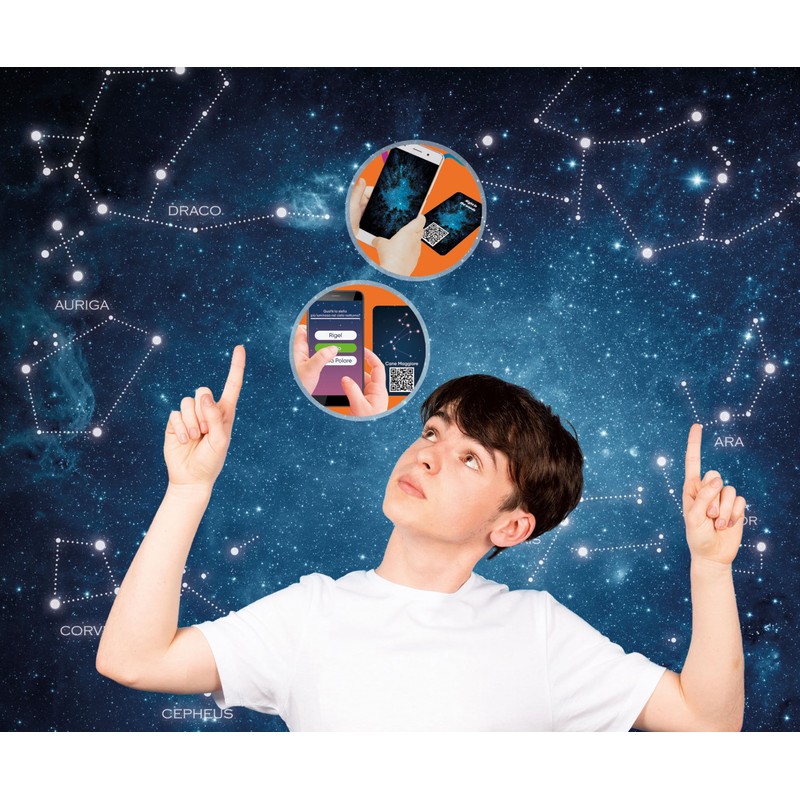 Clementoni - Science Lab-Star Projector, Super Science Game for Children