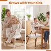 INFANS Baby High Chair, 9 in 1 Convertible Highchair for