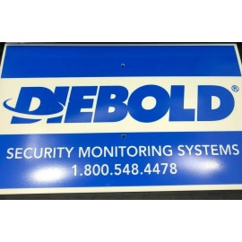 Diebold Security Monitoring Systems Sign 6"x10"