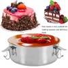 Flan Mold, Stainless Steel Flan Pan Mold with Lid(87 oz)