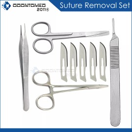ODM  1 set Classic Suture Removal 5pcs Kit Surgical Instruments New Brand,ODM,DS-7