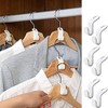 Clothes Hanger Connector Hooks, 30PCS Plastic Hooks Cascading Hangers, Coat