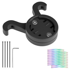 KingYH Seat Post Quarter Turn Bracket Garmin Rear Light Holder with 20 Pieces Reflective Stickers for Bicycle Wheels Seat Posts Quarter Turn Bracket for RTL510 RTL515 RVR315 L308