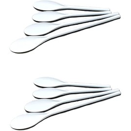 Chef Craft Poly Spoon Set, White (Two-Pack: 8 Pieces)