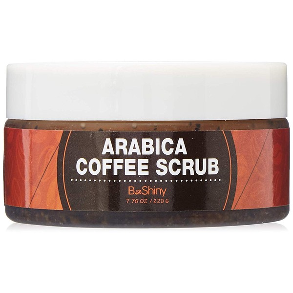 Arabica Coffee Scrub All Natural Body & Face Skin Care Exfoliating Blackheads Acne Scars Pore Minimizer Reduces Wrinkles Anti Cellulite Treatment 200g