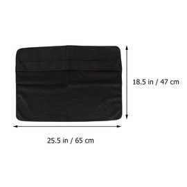 ARTIBETTER 27 Inch Black Polyester Monitor Dust Cover with Pocket for Screen Protection against Scratches and Dust