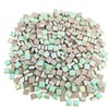 500g Square Ceramic Mosaic Tiles, 500PCS 1 * 1CM Handmade