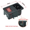2 módulos de entrada principal FILSHU, interruptor, conector de correo