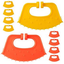 PAGOW Calf Weaner, Cattle Cow Weaning Tool, Farm Livestock Bovine Nose Clip, Cow Nose Thorn Milking Stop -10 Pack