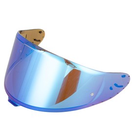 Soman RF-1400 RF 1400 Visors Shield Replacement, CWR-F2 Visor Face Shield Compatible With RF-1400 CWR-F2 Z8 NXR2 UV Protection (Smoke Revo Blue)