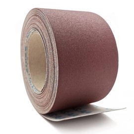 240 Grit Sandpaper Roll, 3 Inch x 49 Feet Emery Cloth Roll Aluminum Oxide Abrasive Paper Roll Continuous Sandpaper for Metalworking, Woodworker, Furniture Repair, Sanding Automotive Plumbing