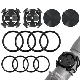 Anrbb Pack of 2 Bicycle Mount for GPS Bicycle Computer, Handlebar Mount and Stem Mount, Compatible with Models 130 to 1000, Bicycle Computer Holder, Bicycle Computer Mount
