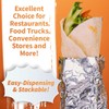 Insulation Sandwich Wrapping Paper Aluminum Foil Sheets - [100 Pack]