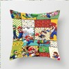 ETASOP Cute Characters Throw Pillow Covers 18x18 Double-Sided Printed Mario