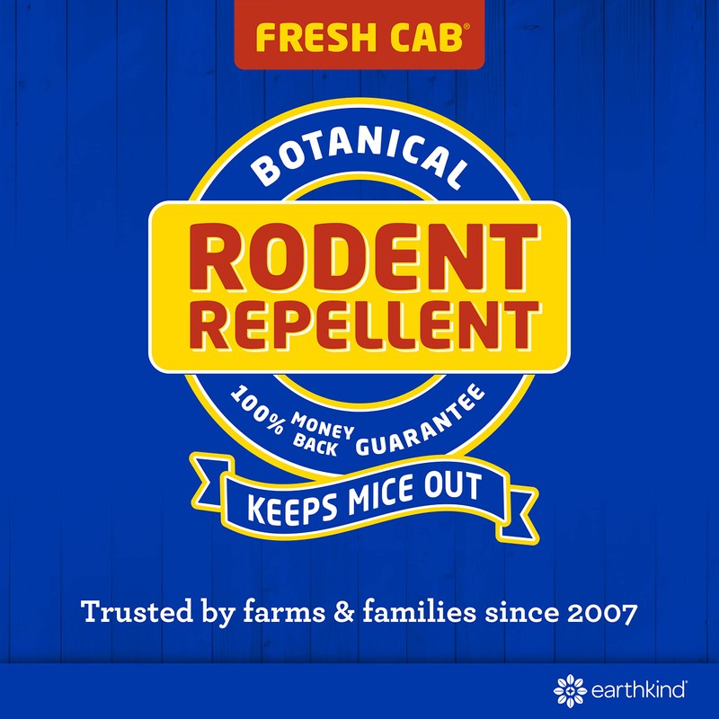 Fresh Cab Botanical Rodent Repellent - Environmentally Friendly, Keeps Mice