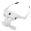 Headband Magnifying Glasses USB Charging 5 Lenses 1.0X 1.5X 2.0X