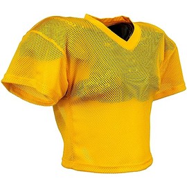 CHAMPRO Boys' Shuffle Youth Football Practice Jersey, Gold