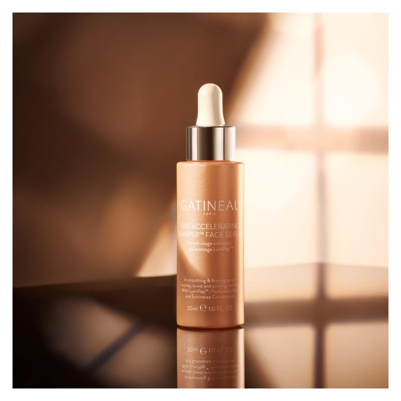 Gatineau - Tan Accelerating Lumipep Face Serum (30ml), Enhance Natural