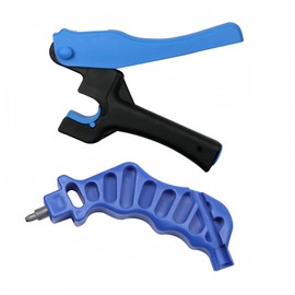 TTioDri 2Pcs Drip Irrigation Hole Punch Tool, Drip Irrigation Tubing Punch Tool for Easier 1/4" Inch Fitting and Emitter Insertion 2 in 1 Drip Line Hole Punch Tool for Garden Irrigation PE Pipe